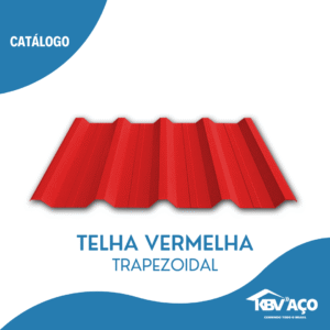 Telha Vermelha Trapezoidal