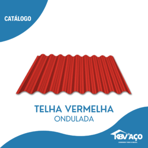 Telha Vermelha Ondulada